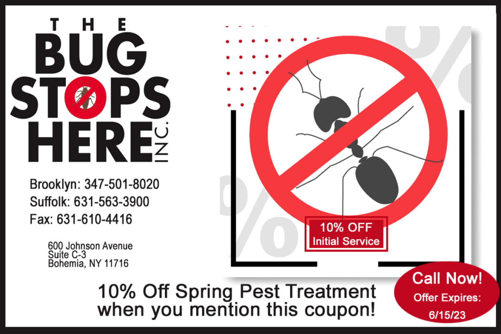 10% off Spring Pest Treatment