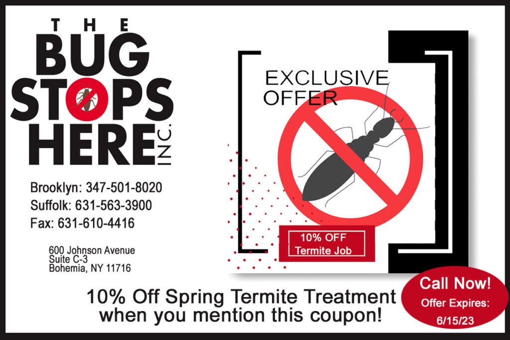 10% off Spring Termite Treatment